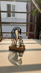 Stained Glass Penguin Suncatcher, Christmas Gift for Mom, Winter Window Hanging, Unique Holiday Decor, Gift for Penguin Lover