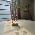 Stained Glass Easter Egg Suncatcher, Floral Window Decor