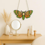 Stained Glass Butterfly Suncatcher - Handmade Glass Art - Window Hanging Decoration