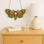 Stained Glass Butterfly Suncatcher - Handmade Glass Art - Window Hanging Decoration