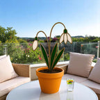 Stained Glass Snowdrop Flowers – Handmade Floral Decor, Gift for Her/Mom, Birthday, Mother’s Day, Spring Table Ornament, Elegant Home Decor