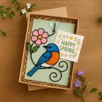 Cardinal Stained Glass Suncatcher – Handmade Bird Window Hanging, Gift for Mom/Her, Christmas, Housewarming, Home Decor, Wall Decor, Holiday