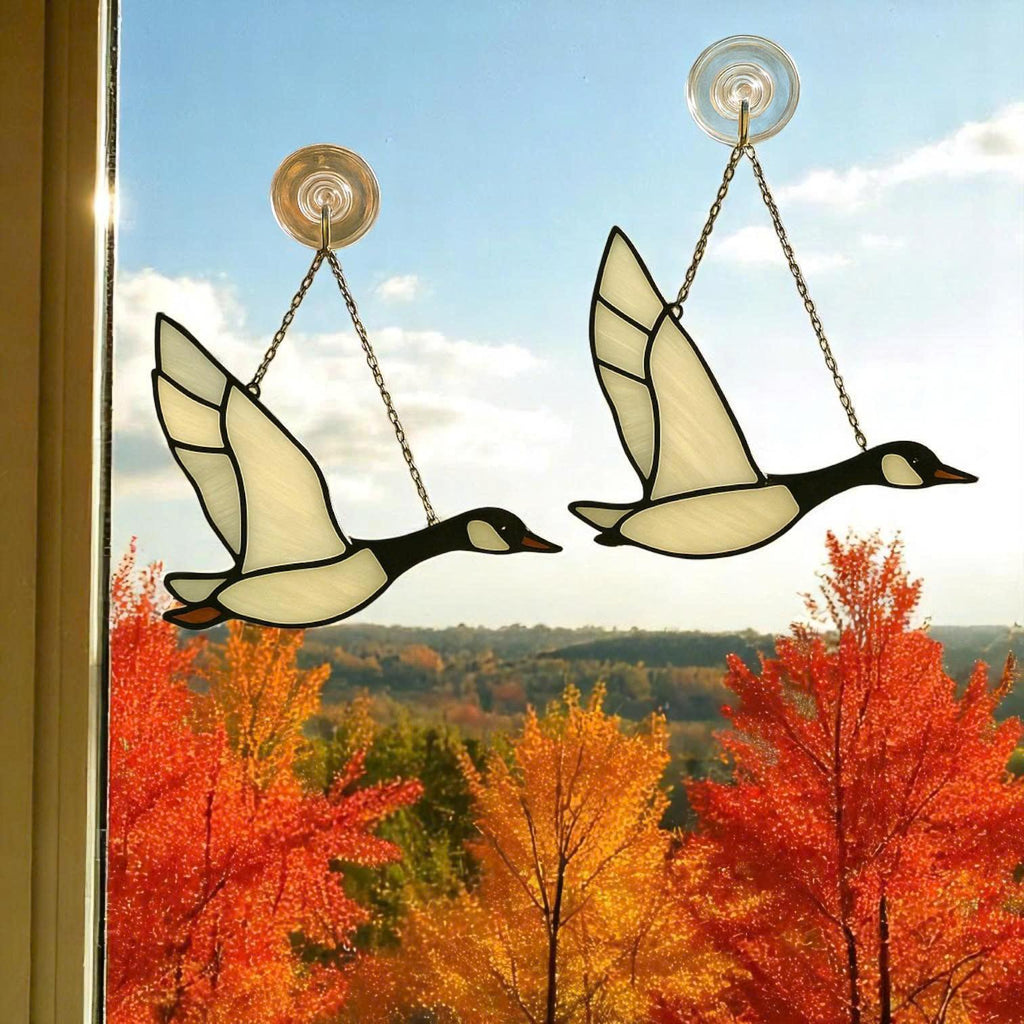 Cardinal Stained Glass Suncatcher – Handmade Bird Window Hanging, Gift for Mom/Her, Christmas, Housewarming, Home Decor, Wall Decor, Holiday