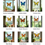 Stained Glass Butterfly Suncatcher – Handmade Window Hanging, Gift for Her/Mom, Birthday Christmas Anniversary, Home Decor Wall Art Ornament