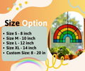 Rainbow Stained Glass Suncatcher – Handmade Colorful Window Hanging for Positive Energy & Pride Decor