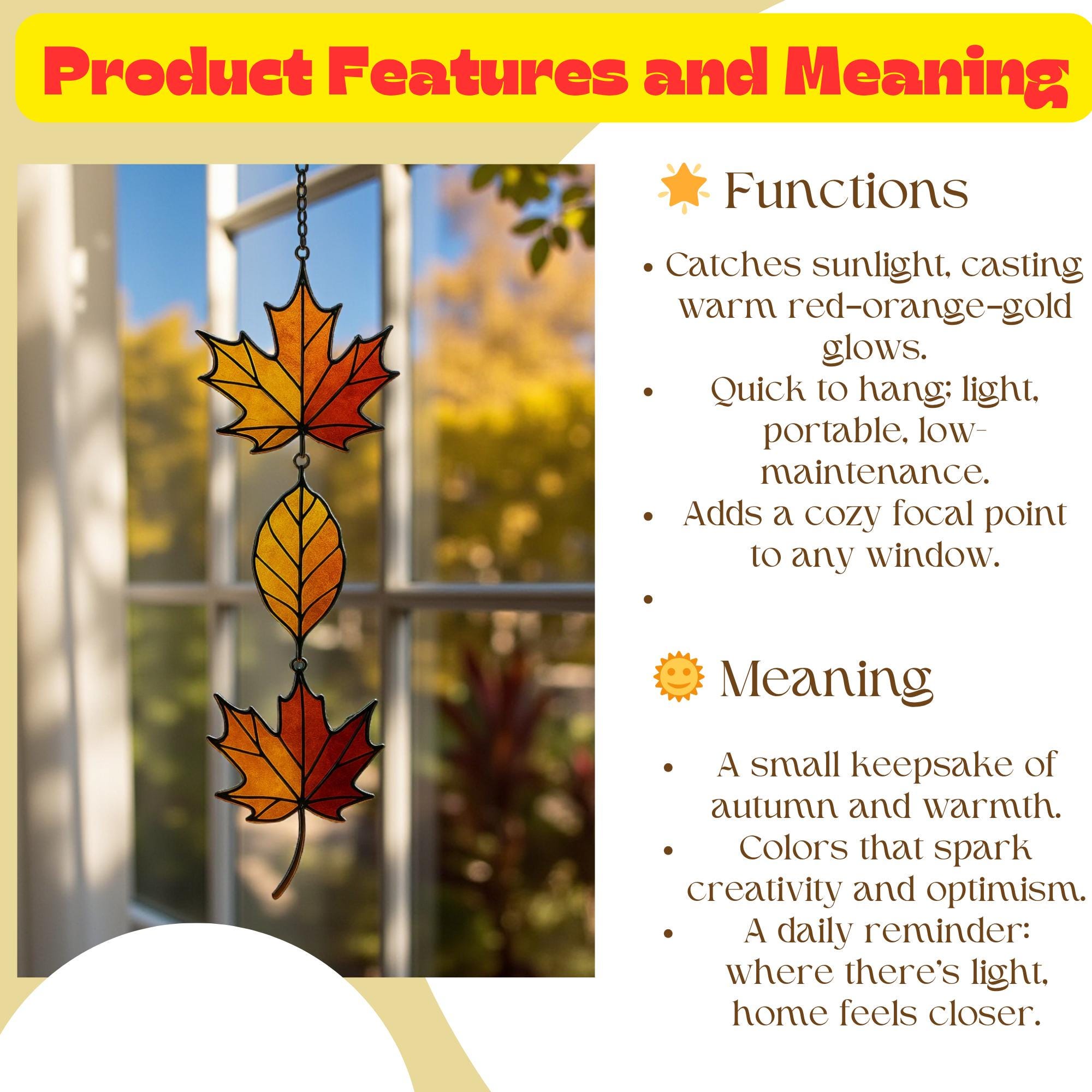 Halloween stained glass ghost with wand suncatcher for cozy fall window decoration