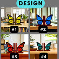 Stained glass butterfly art décor collection handmade for window and tabletop