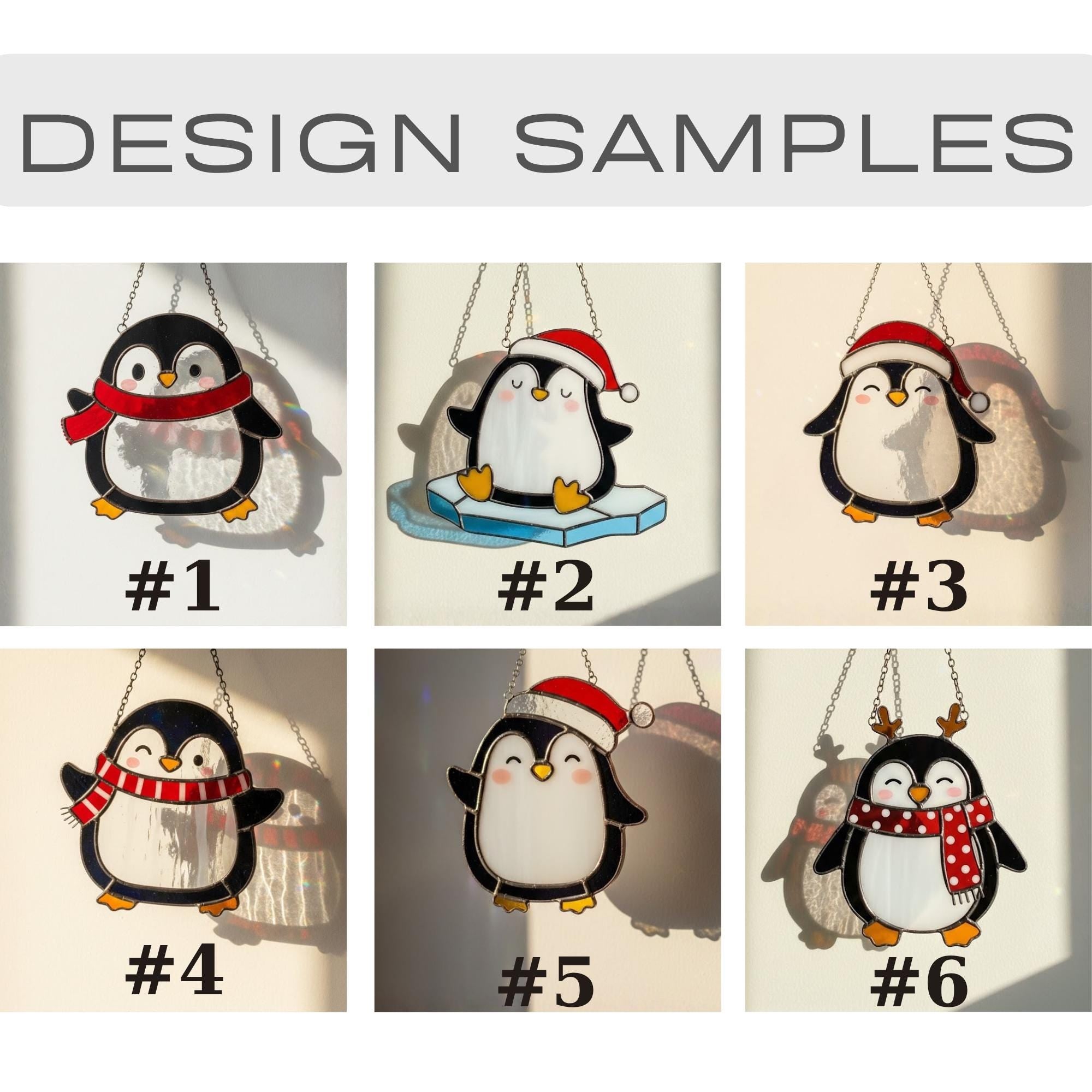 Thank you and care card with penguin ornament, gift-ready packaging