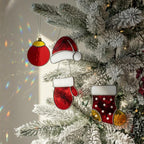 Stained Glass Christmas Tree Ornaments, Handmade Window Suncatcher Decor, Gift Stocking Stuffer, Secret Santa, Winter Holiday Decoration