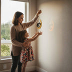 Cat Stained Glass Suncatcher – Crescent Moon Cat Ornament, Handmade Window Hanging, Cat Lover Gift, Memorial Optional