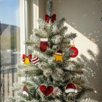Stained Glass Christmas Tree Ornaments, Handmade Window Suncatcher Decor, Gift Stocking Stuffer, Secret Santa, Winter Holiday Decoration
