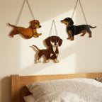 Stained Glass Dachshund Suncatcher, Pet Memorial Gift, Wiener Dog Art, Sausage Dog Ornament, Dog Lover Gift for Mom, Window Hanging