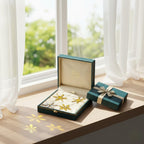 Snowflake Stained Glass Suncatcher – Christmas Star Ornament, Handmade Winter Decor, Stained Glass Wall Hanging, Holiday Gift