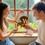 Stained Glass Dachshund Suncatcher, Pet Memorial Gift, Wiener Dog Art, Sausage Dog Ornament, Dog Lover Gift for Mom, Window Hanging