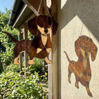 Stained Glass Dachshund Suncatcher, Pet Memorial Gift, Wiener Dog Art, Sausage Dog Ornament, Dog Lover Gift for Mom, Window Hanging