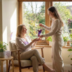 Stained glass hummingbird suncatcher, colorful bird window hanging, spring decor gift for mom, sympathy memorial ornament.