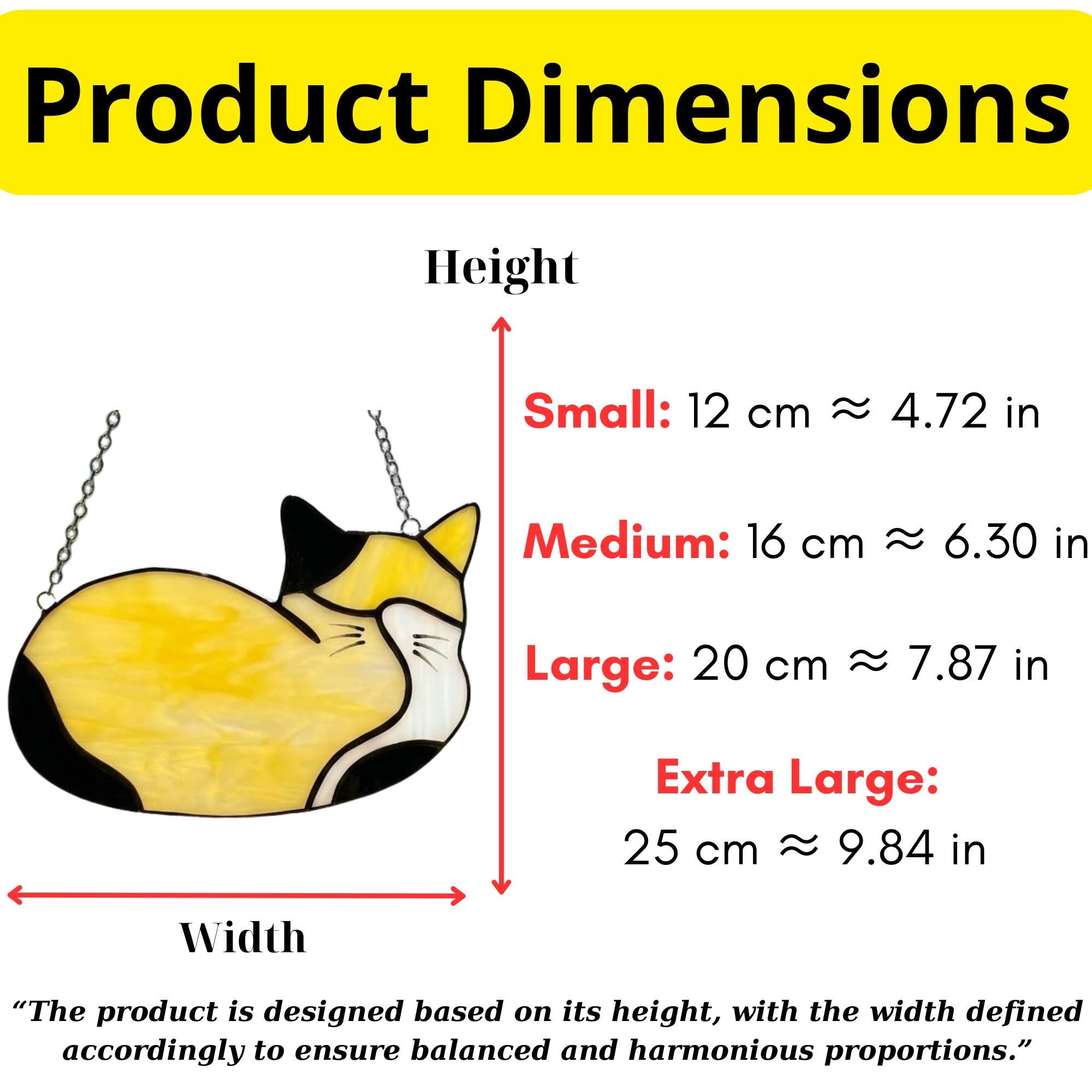 Stained Glass Sleeping Cat Suncatcher with Wood Stand | Orange Tabby Tuxedo Pet Memorial Gift | Loss Sympathy Gift for Mom | Window Decor