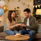 Stained glass snowdrop flower with white petals and green leaves, January birth month gift, available with personalized wood stand or as a single stem.