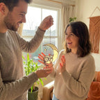 Stained glass black cat on crescent moon suncatcher, celestial window hanging with star, witchy decor and pet memorial gift.