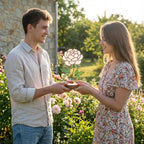 Stained Glass Peony Flower, 3D Standing Art on Wood Base, Forever Floral Gift for Mom, Glass Anniversary, Cottagecore Decor, Valentine Gift