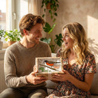 Stained glass American Robin bird suncatcher with orange breast hanging on window, handmade state bird gift for Michigan Wisconsin Connecticut, spring garden decor by LuzyGlassArt.