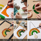 Stained Glass Rainbow Bridge Suncatcher | Pet Loss Memorial Decor