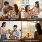 Handmade stained glass honeycomb bookends with metal bee detail, amber glass casting golden shadows, solid oak wood base for heavy books.