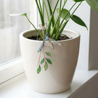 Stained Glass Bird Plant Stake, Hummingbird Cardinal Suncatcher, Indoor Garden Pot Decor, Butterfly Flower Pot Sitter, Gift for Mom Grandma