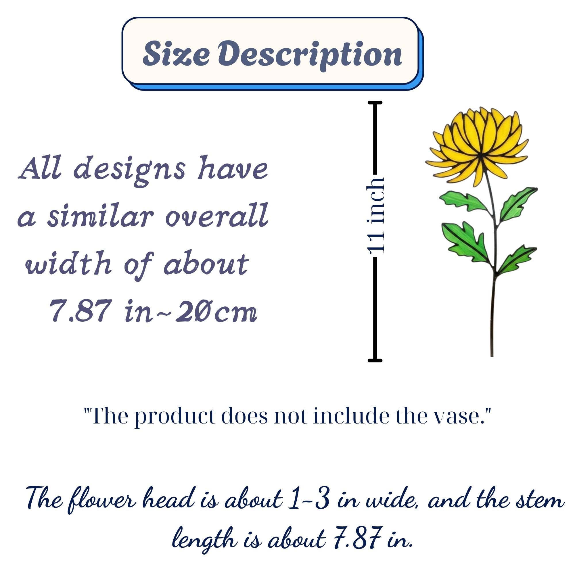 Handmade stained glass birth flower with engraved wooden base, personalized flower decor gift for birthday, mother’s day and home decor