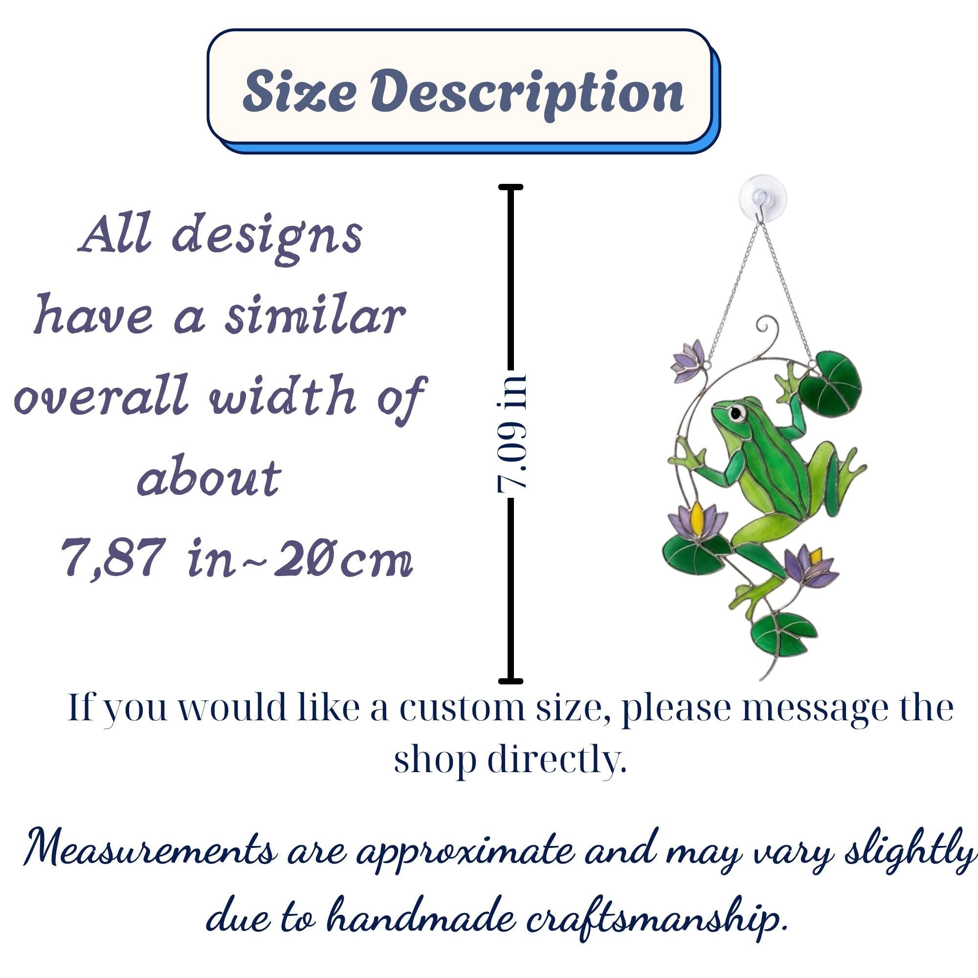 Stained Glass Frog Suncatcher, Green Frog Window Hanging, Lotus Pond Sun Catcher, Nature Decor, Cottagecore Gift, Handmade Glass Art