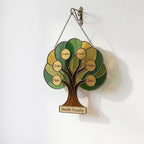 Custom Family Tree Stained Glass Suncatcher Personalized Gift for Grandma Tree of Life Window Hanging Thoughtful Mother's Day Gift