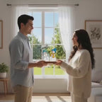 Stained Glass UFO Snowman Ornament–Handmade Christmas Window Decor, Funny Holiday Gift for Her or Mom, Winter Home Decoration Art,home decor