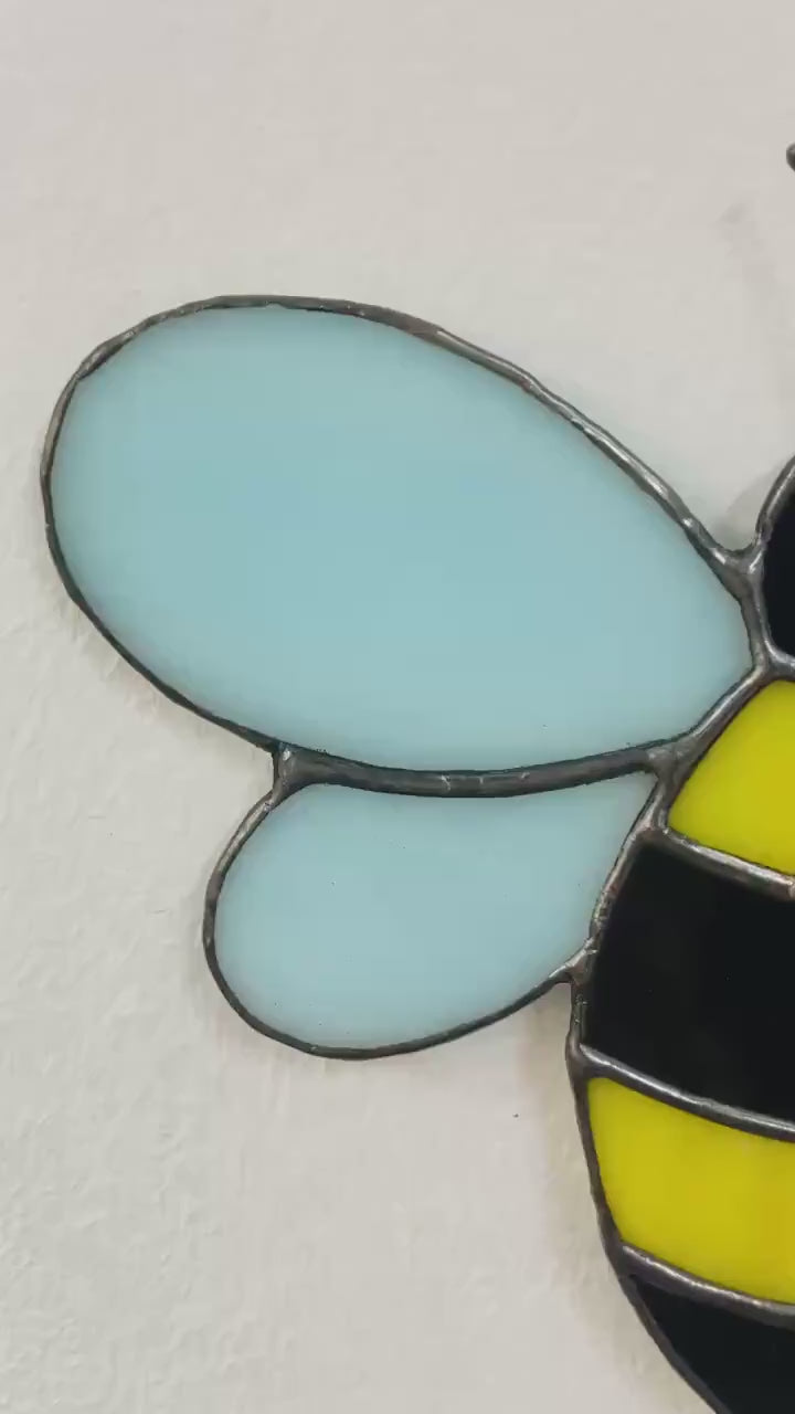 Stained Glass Insect Suncatcher Set|Handmade Bug Window Decor,Butterfly Bee Ladybug Dragonfly Art, Garden Gift, Nature Lover Home Decoration